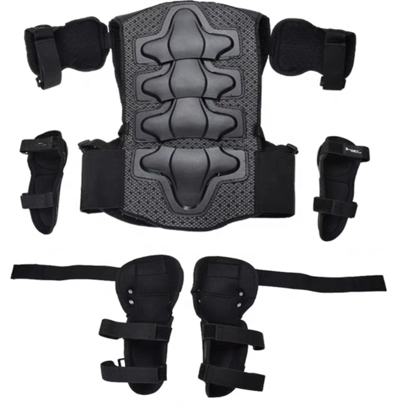 Kids Motocross & E-Bike Body Armour – Black | MX Factory Pro