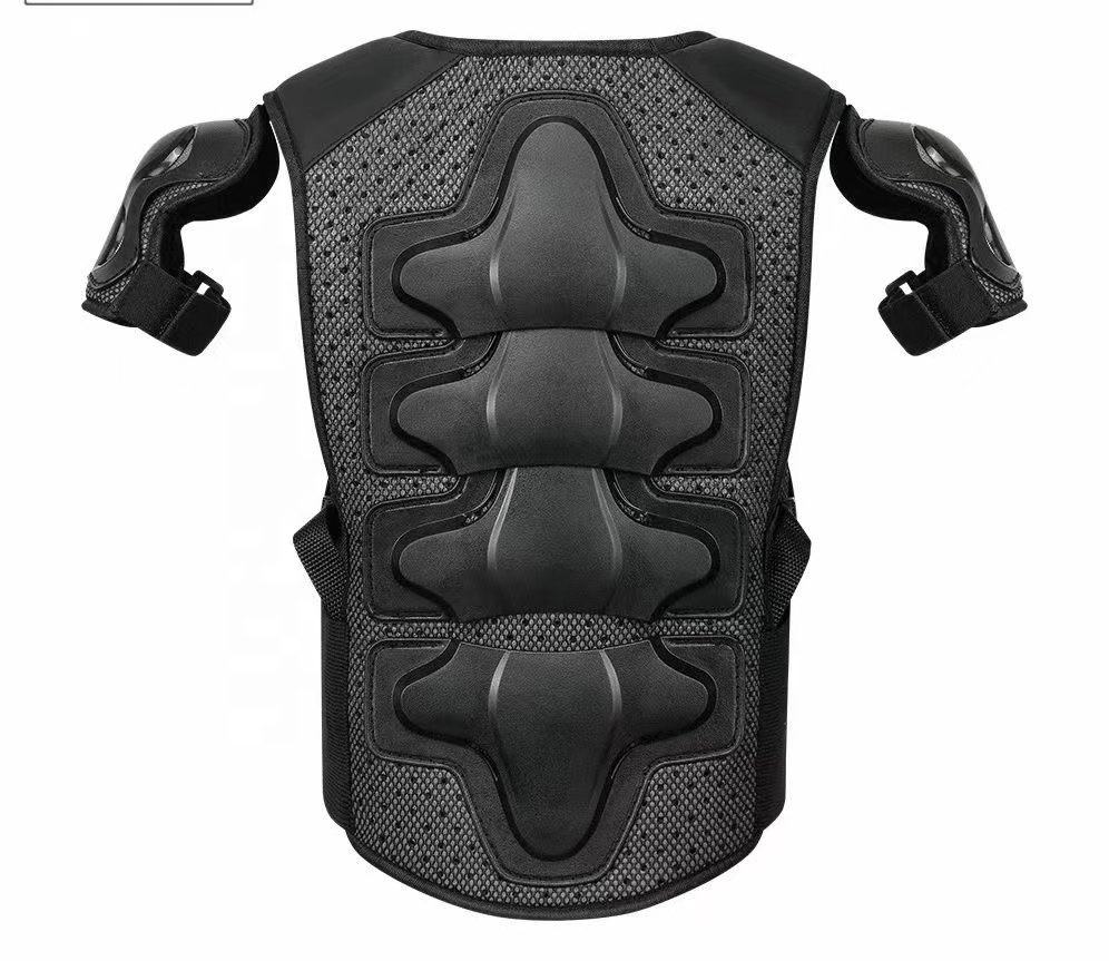 Kids Motocross & E-Bike Body Armour – Black | MX Factory Pro