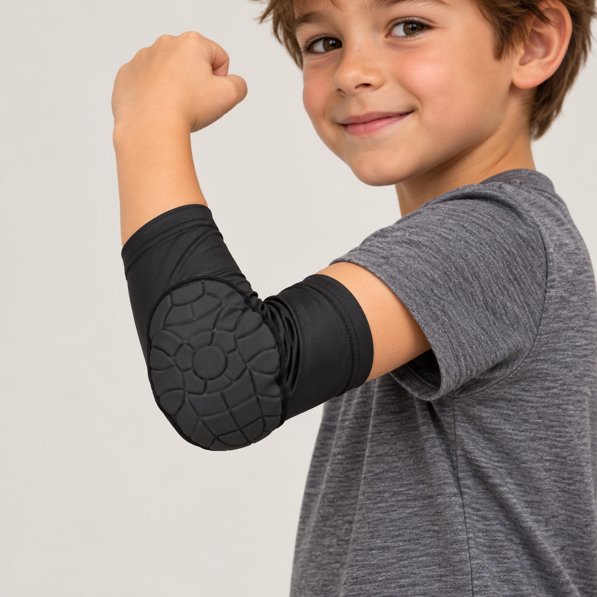 Kids Padded Elbow Pads (Pair) – EVA Foam Cycling & BMX | MX Factory Pro Kids Padded Elbow Sleeves