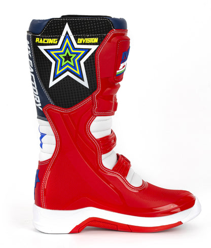 MX FACTORY PRO MOTOX BOOTS RED